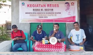 Ini Permintaan Warga Liboba Hijrah di Reses Anggota DPRD Halsel Ridha Hasyim