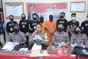 Polisi Gagalkan Dua Kilo Ganja Siap Edar ke Wilayah Tikep