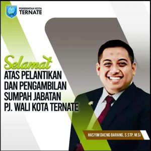 Pejabat Pemkot Sambut Gembira Hasyim Pj Wali Kota Ternate