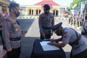 Satu Pejabat Polres Tidore Kepulauan Berganti