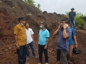 Wakil Walikota Ternate Pantau Galian C Ilegal di Tobololo