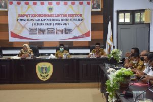 Dukcapil Tikep Rapat Lintas Sektor Bicarakan PETADUK