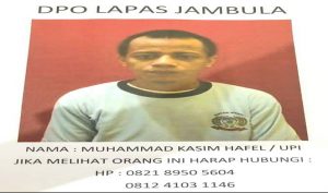 Sukses Kabur, Napi Pembunuhan Lapas Ternate Diburu