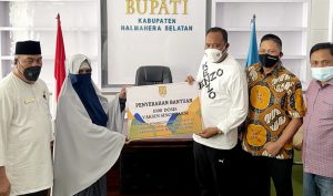 Harita Sumbang Seribu Dosis Vaksin Kepada Pemkab Halsel