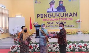 Duta Stunting Dikukuhkan Bupati Taliabu, Ini Target Zahra