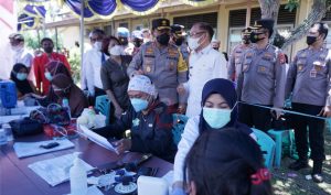 Kapolda Malut Tinjau Vaksinasi Merdeka Serentak