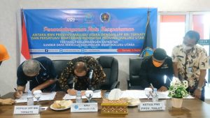 Edukasi Narkoba, BNNP Gendeng RRI dan PWI Malut