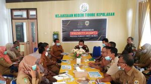Minimalisir Pelanggaran Hukum, Kejari Tikep Gelar Rakor Dengan Inspektorat