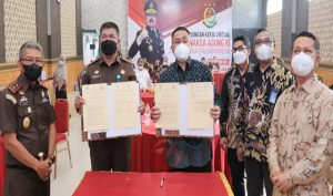 Kejati Malut dan PT PLN Teken MoU