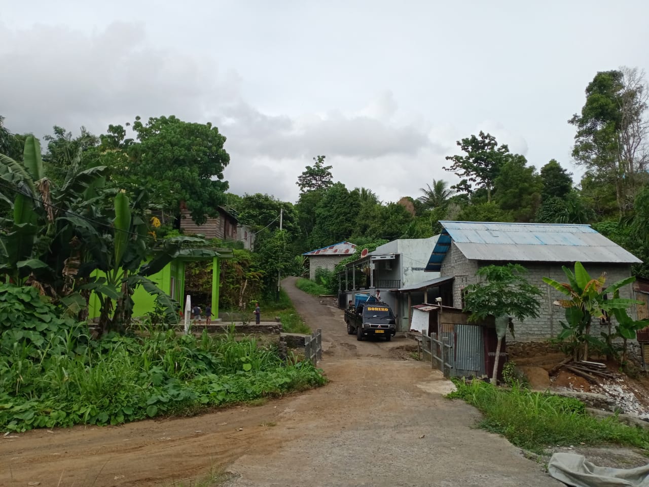 Pemukiman warga Tobona Kota Ternate RT 13