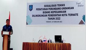 BKPSDMD Ternate Sosialisasi Aturan Kepagawaian