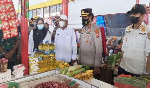 Minyak Goreng Jadi Atensi Kapolri, Kapolres Sula Awasi Pasar Basanohi