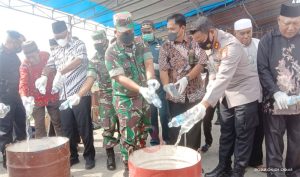Ribuan Cap Tikus Dimusnahkan, Kapolres Sula Warning Anggota