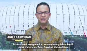 Calon Presiden Beri Ucapan HUT Kepulauan Sula