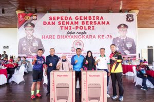Kapolda Bagikan Doorprize Sambut Hari Bhayangkara