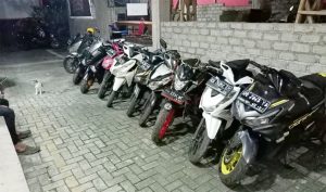 Resmob Polda Malut Amankan 11 Kendaraan Asal Bitung