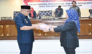 Wali Kota Sampaikan KUA-PPAS ke DPRD Tikep