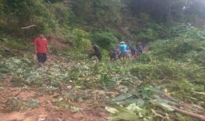 Jalan Penghubung Dua Desa Sulbar Lumpuh Total