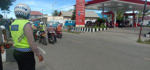 Urai Kemacetan, Polres Sula Lakukan Razia