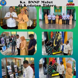 Kuker Ke Tidore, Kepala BNNP Malut Apresiasi Kinerja BNNK Tikep
