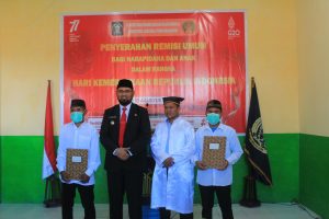 80 Narapidana Lapas Kelas III Labuha Merdeka