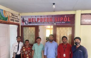 Sambangi KPU, Bawaslu Tikep Sampaikan Temuan  Data Ganda Sipol
