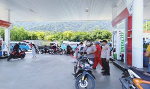 BBM Naik, Polres Jaga Ketat SPBU Halsel