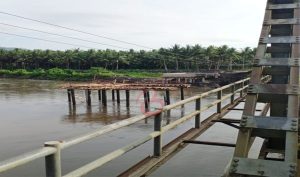 Berakhir Masa Kontrak Jembatan Ake Tiabo Capai 55 Persen