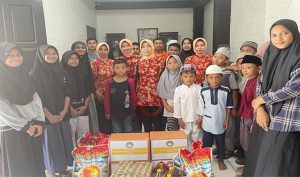 DWP Basarnas Ternate Berbagai Sembako ke Panti Asuhan