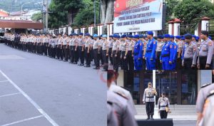 420 Personel Polda Malut Naik Pangkat