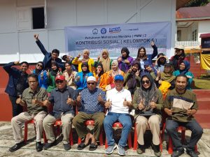 Pemasangan 6 Papan Nama Rumah Adat Di Gurabunga, Jadi Program PPM 2