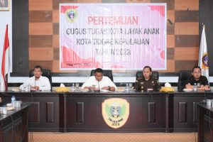 DPPPA Kota Tikep Gelar Rakor Gugus Tugas KLA