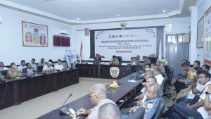 Polresta Tidore Gelar Rakor Lintas Sektor Ops Kie Raha 2023