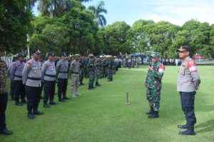 Apel Gabungan Persiapan Kedatangan Wapres RI