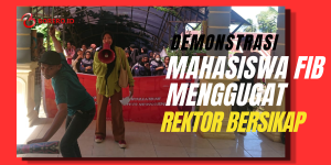 Mahasiswa FIB Menggugat, Rektor Unkhair Ternate Bersikap