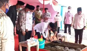 Letakan Batu Pertama Demi Pembangunan SDM di Maluku Utara
