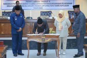 DPRD Setujui Ranperda Lpj APBD 2022