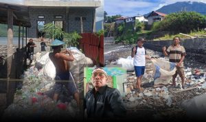 Program KKP Gerakan Nelayan Kayu Merah Bersihkan Sampah Laut Ternate