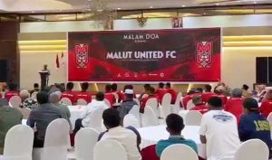 Legenda Persiter Hadiri Malam Doa Bersama Malut United FC