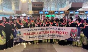 Orang Tua Pemain Malut United FC Berangkat Umrah