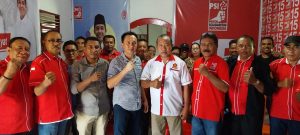 Jalin Hubungan Politik Partai Gerinda dan PSI Halbar