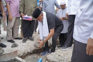 Peletakan Batu Pertama Masjid Birul Walidain Pondok Pesantren Bur’ Unnas Tahfidz Qur’an Hidayatullah