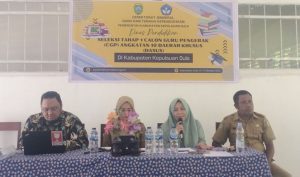 Calon Guru-Guru Penggerak di Sula Dilatih