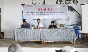 Panwascam Pulau Ternate Sosialisasi Cegah Politik Uang dan Ujaran Kebencian