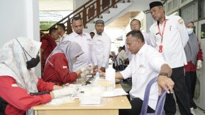 Pelantikan Pengurus PMI Kota Tidore Dirangkaikan Dengan Donor Darah