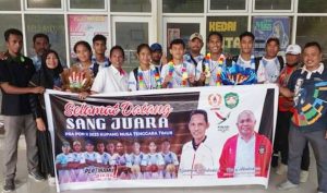 Atlet Pertina Malut Raih Dua Emas, Satu Perunggu, Prestasi Gemilang ke PON Aceh