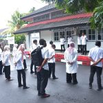 Staf Ahli Walikota Bidang Hukum, Politik dan pemerintahan Marjan Djumati, S.Pd, M.Pd malakukan Sidak dan Apel Bersama dengan Dinas Perumahan dan Kawasan Permukiman (PERKIM) Kota Tidore Kepulauan