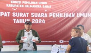 KPU Halbar Mulai Distribusi Logistik Pemilu ke Kecamatan
