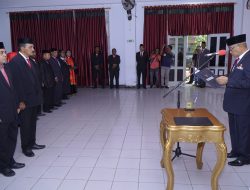 Lantik 48 Pejabat Lingkup Pemkot Tikep,  Walikota Pesan Sejumlah Hal