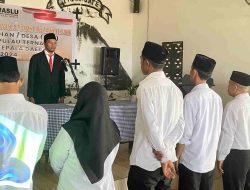 Ketua Panwascam Lantik Pengawas Kelurahan se-Kecamatan Pulau Ternate